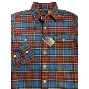 Polo Ralph Lauren Mens Classic Fit Performance Flannel Shirt Sz S NWT $110